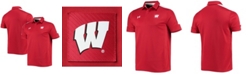 Under Armour Men's Red Wisconsin Badgers Sideline Recruit Performance Polo Shirt